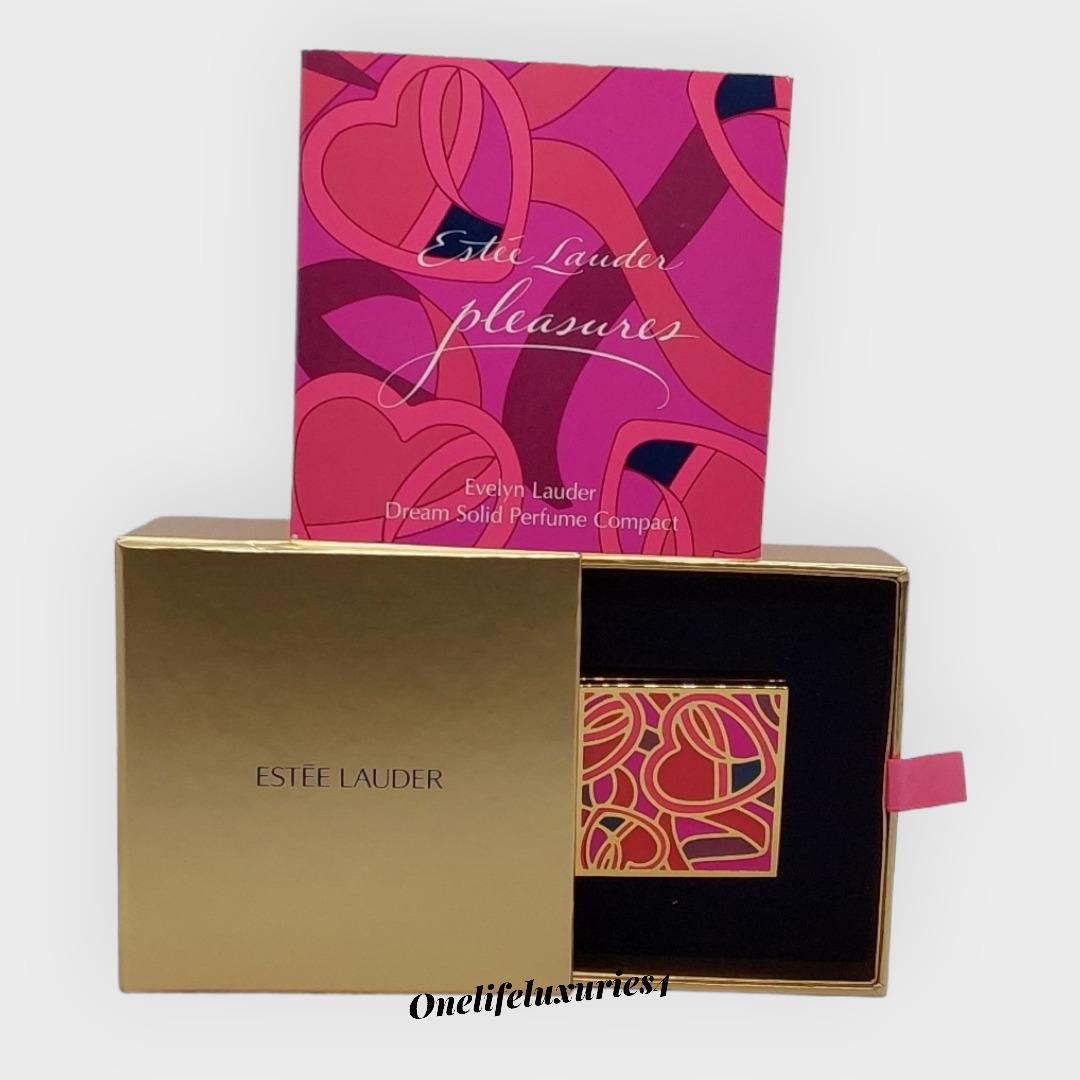 Estee Lauder Evelyn Lauder Pleasures Dream Solid Compact Perfume Powder2.8gNEW