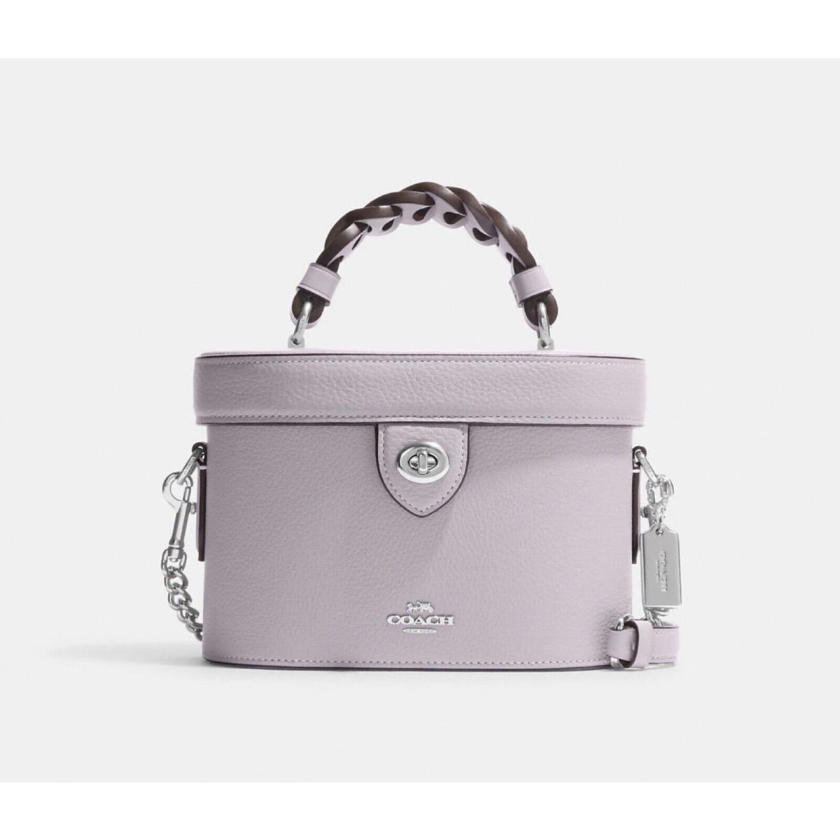 Coach Kay Crossbody Silver/mist CJ612 - Handle/Strap: Purple, Hardware: Silver, Exterior: Silver/Mist