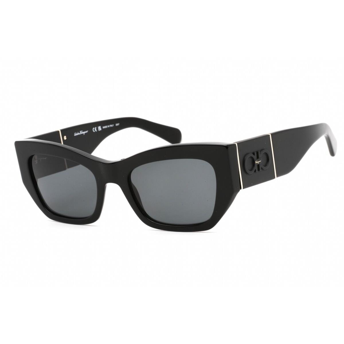 Salvatore Ferragamo SF1059S 001 Black/grey Lens Cateye Sunglasses 54mm