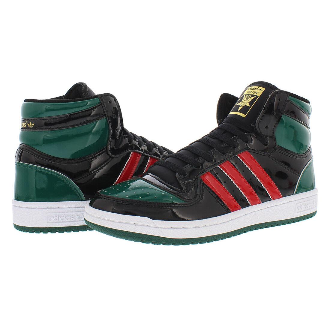 Adidas Top Ten Rb Mens Shoes Size 9 Color: Black/red/green