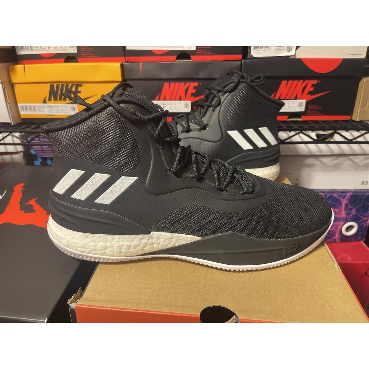 Adidas D Rose 8 Black White Boost Nba Basketball Shoes Derrick CQ1619 Men s 13 SporTipTop