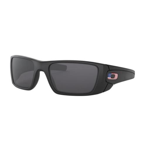 Oakley SI Fuel Cell/matte Black/grey US Flag Icon Lenses OO9096-38