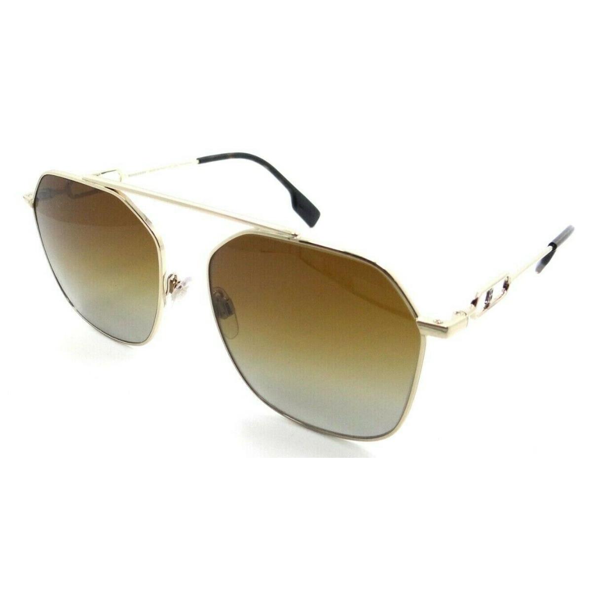 Burberry Sunglasses BE 3124 1109/T5 57-17-145 Gold / Brown Gradient Polarized