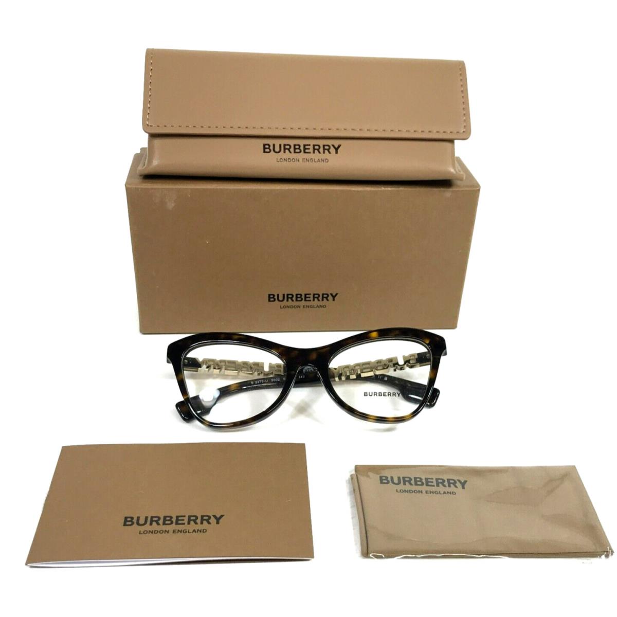 Burberry Eyeglasses Frames B2373-U 3002 Tortoise Gold Butterfly 54-19-140 - Frame: Multicolor