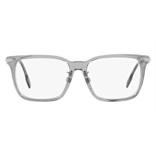 Burberry Ellis BE2378F Eyeglasses Gray and Silver Square 55mm - Frame: Gray and Silver, Lens: