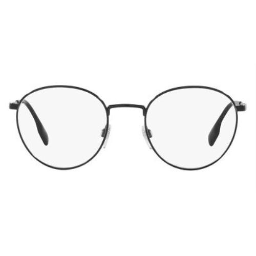 Burberry Hugo BE1373 Eyeglasses Men Black Round 51mm