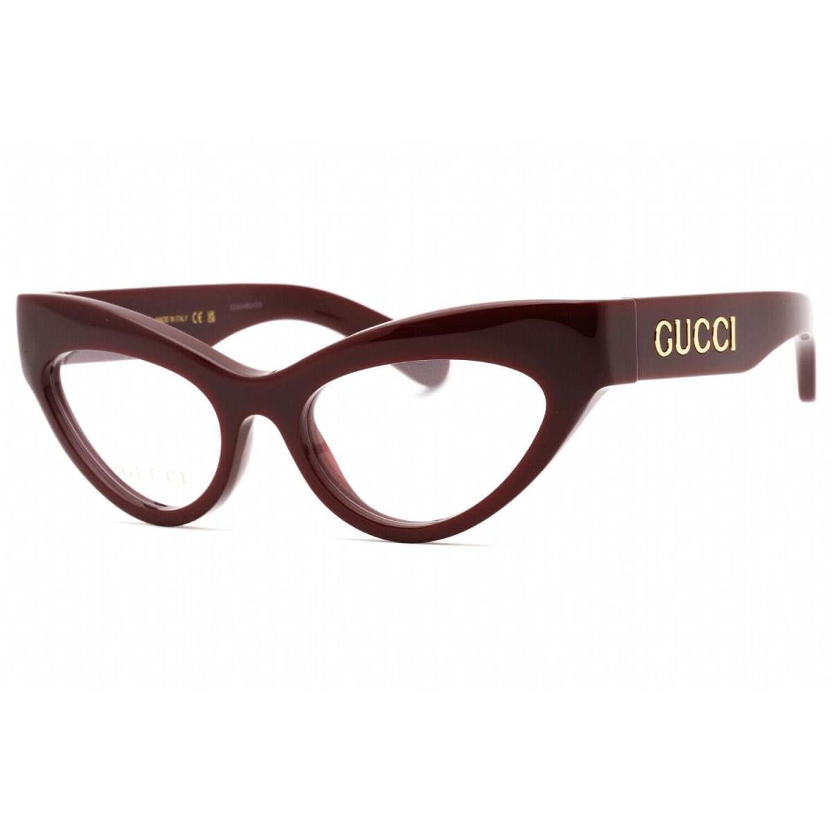 Gucci GG1295O-002-53 Eyeglasses Size 53mm 19mm 135mm Red Women