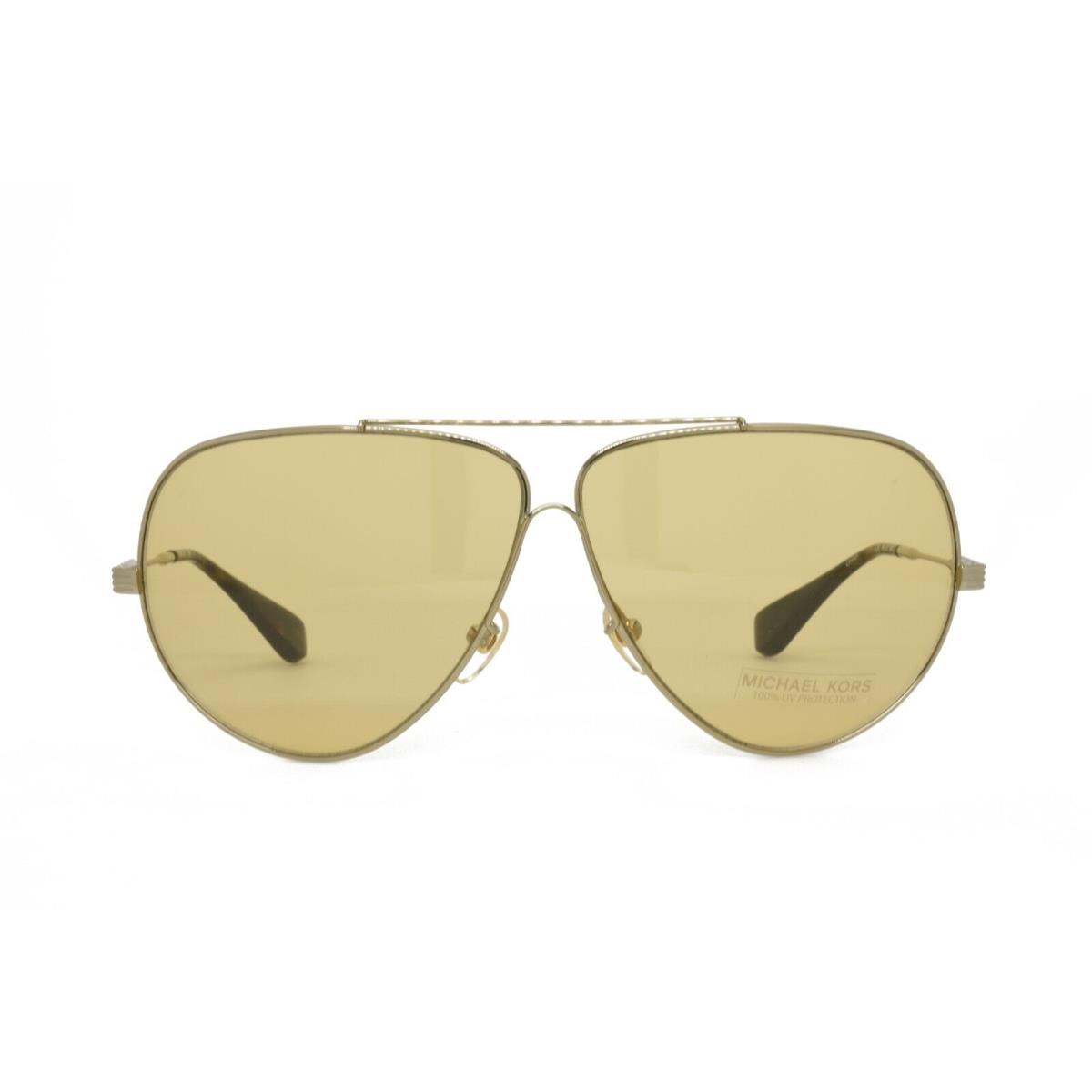 Michael Kors 177 756 69-02-125 Gold Aviator Sunglasses