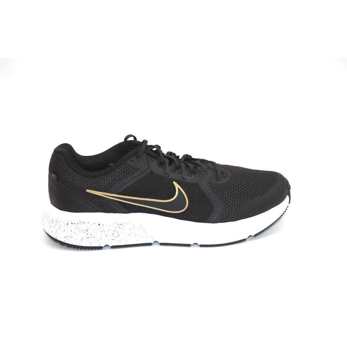 Nike Zoom Span 4 Black Metallic Gold DC8996-009 Men`s Running Shoe - Black Metallic Gold