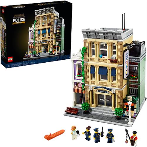Lego Police Station 10278 Building Kit A Highly Detailed Displayable Model