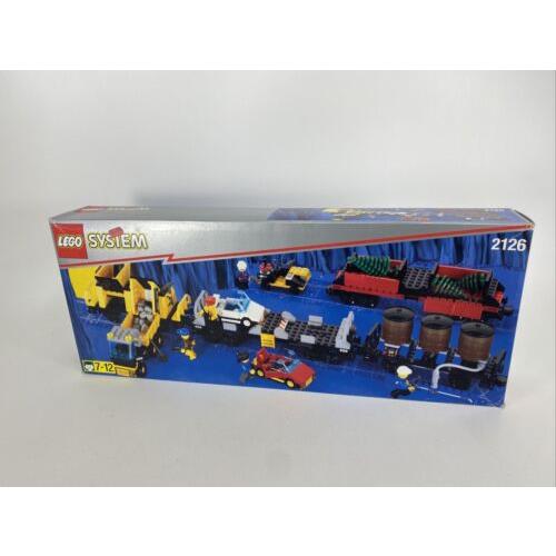 Vintage Lego Trains 2126 Train Cars Set