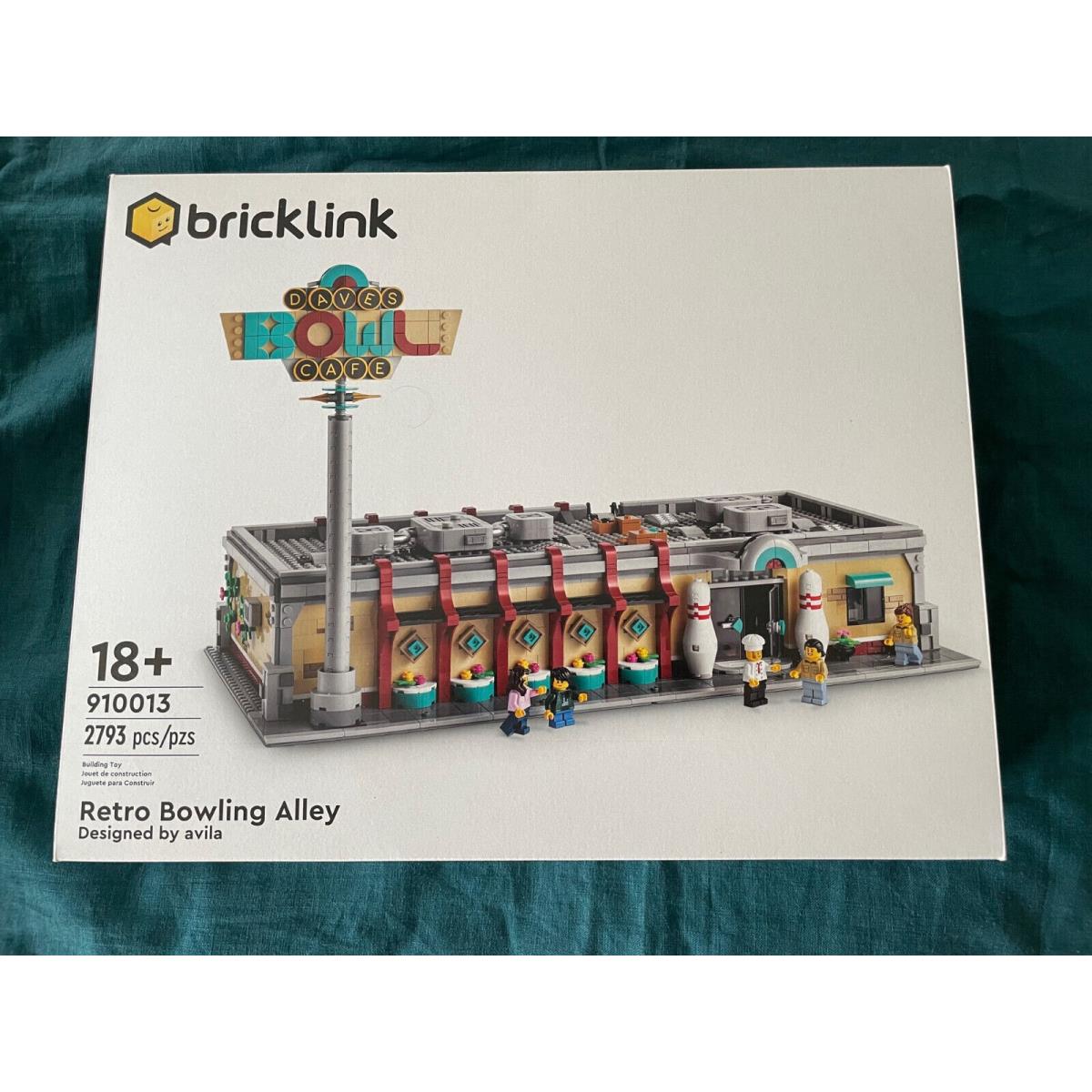 Lego Bricklink 910013 Retro Bowling Alley