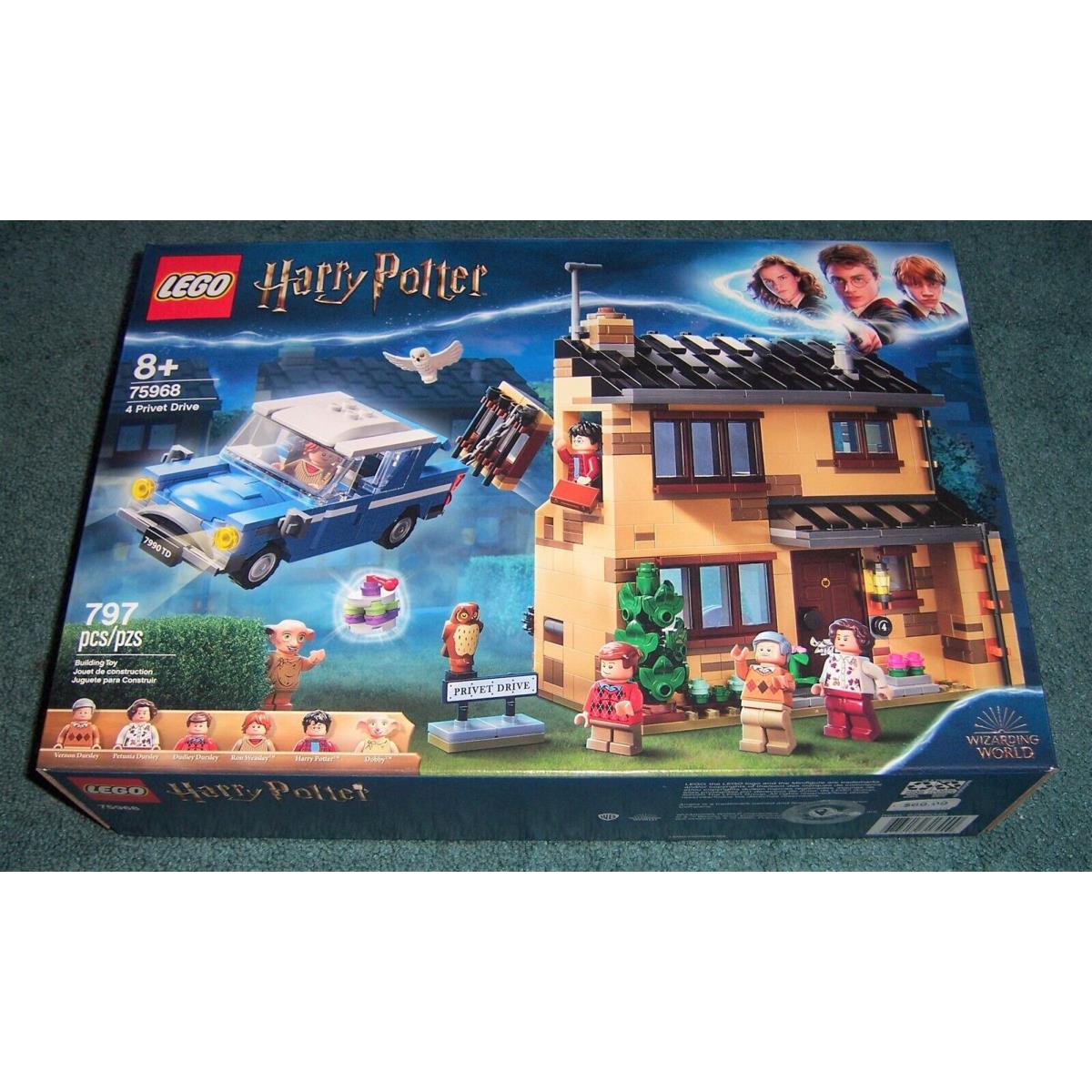 Lego Harry Potter 4 Privet Drive 75968 Set Ron Weasley Dobby Dudley Dursley