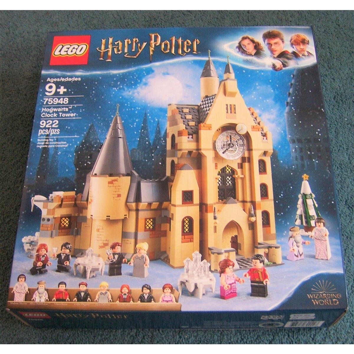 Lego Harry Potter Hogwarts Clock Tower 75948 Albus Dumbledore Ron Weasley +