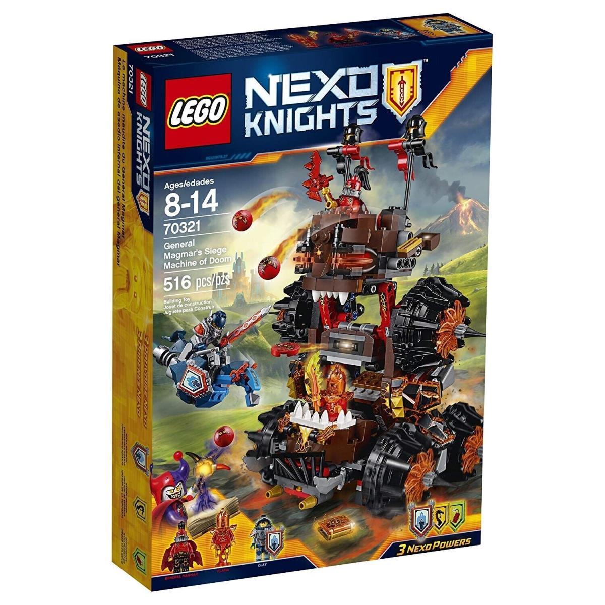 Lego Nexo Knights 70321 - General Magmar`s Siege Machine of Doom