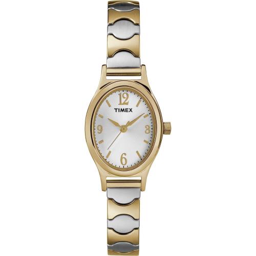 Timex T26301 Women Kendall Circle Two-tone Stainless Steel Expansion Band Watch