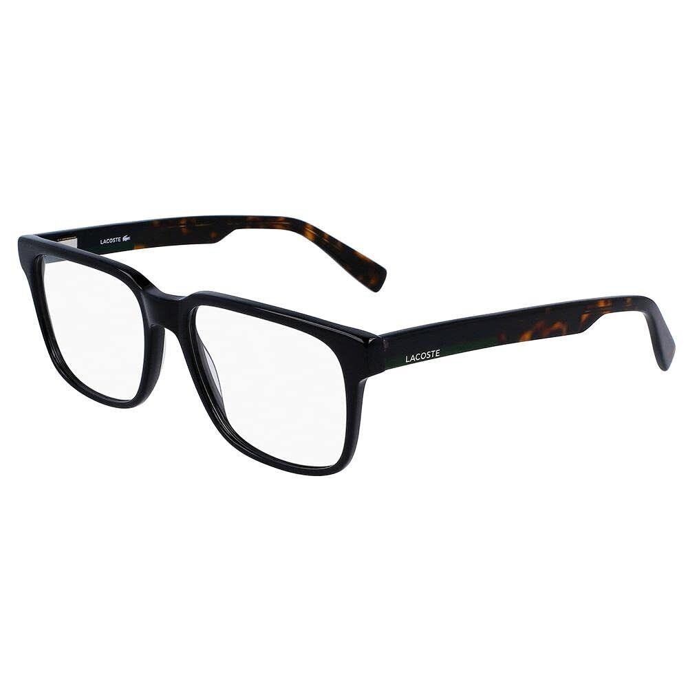 Lacoste L 2908 001 Black Eyeglasses with Havana Temples 55/17/145