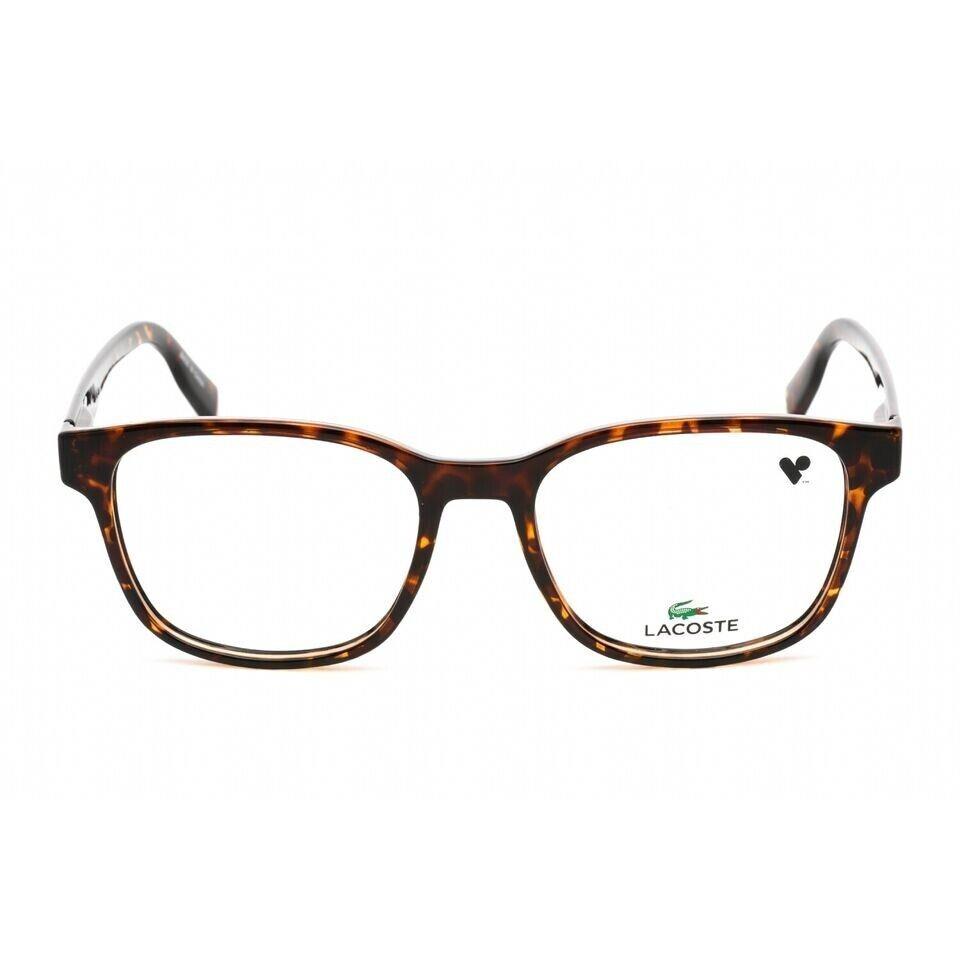 Lacoste L2914 230 54mm Dark Havana Unisex Ophthalmic Rx Eyeglasses Frame