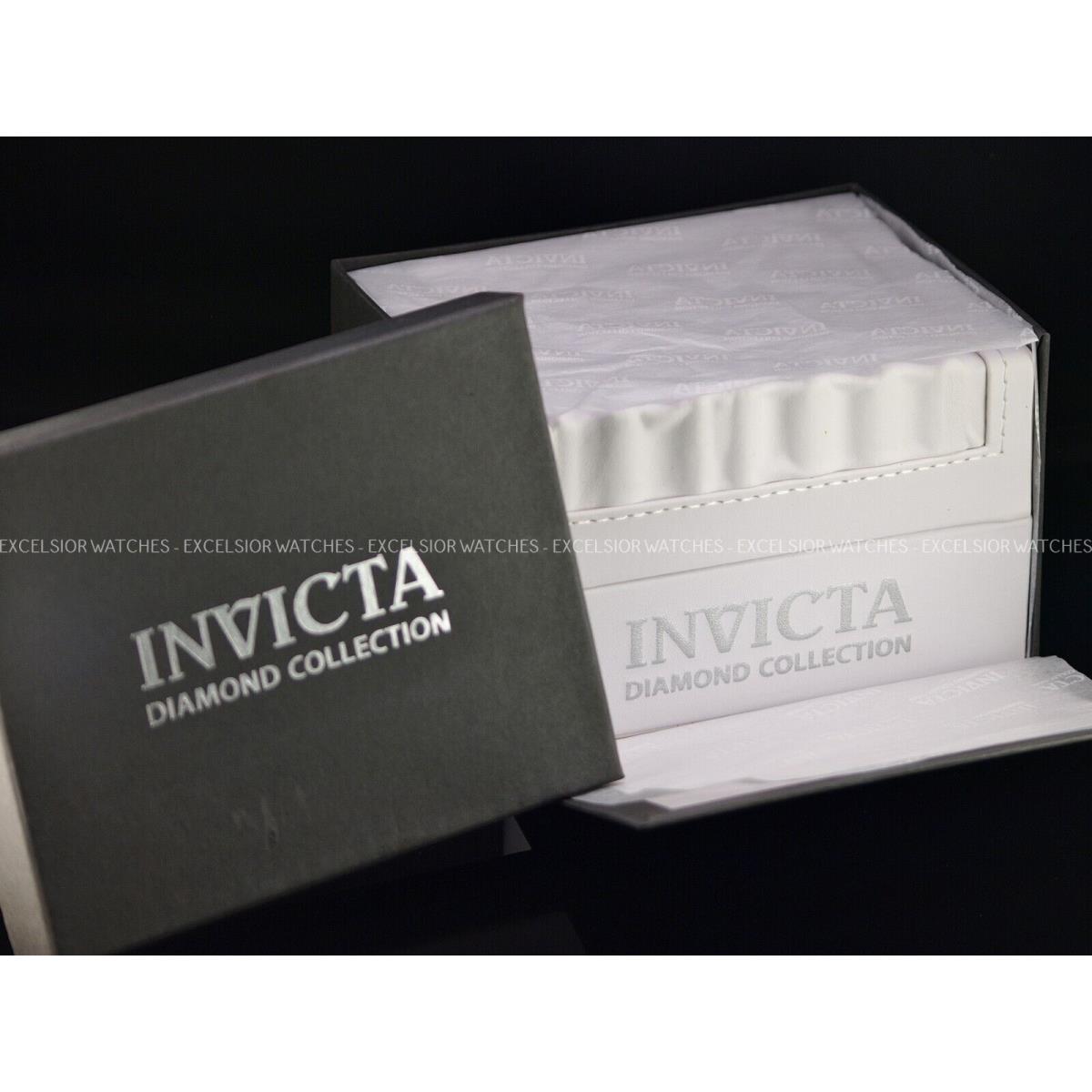 Lot OF 40 Invicta One Slot Limited Edition Diamond Collection White Watch Box
