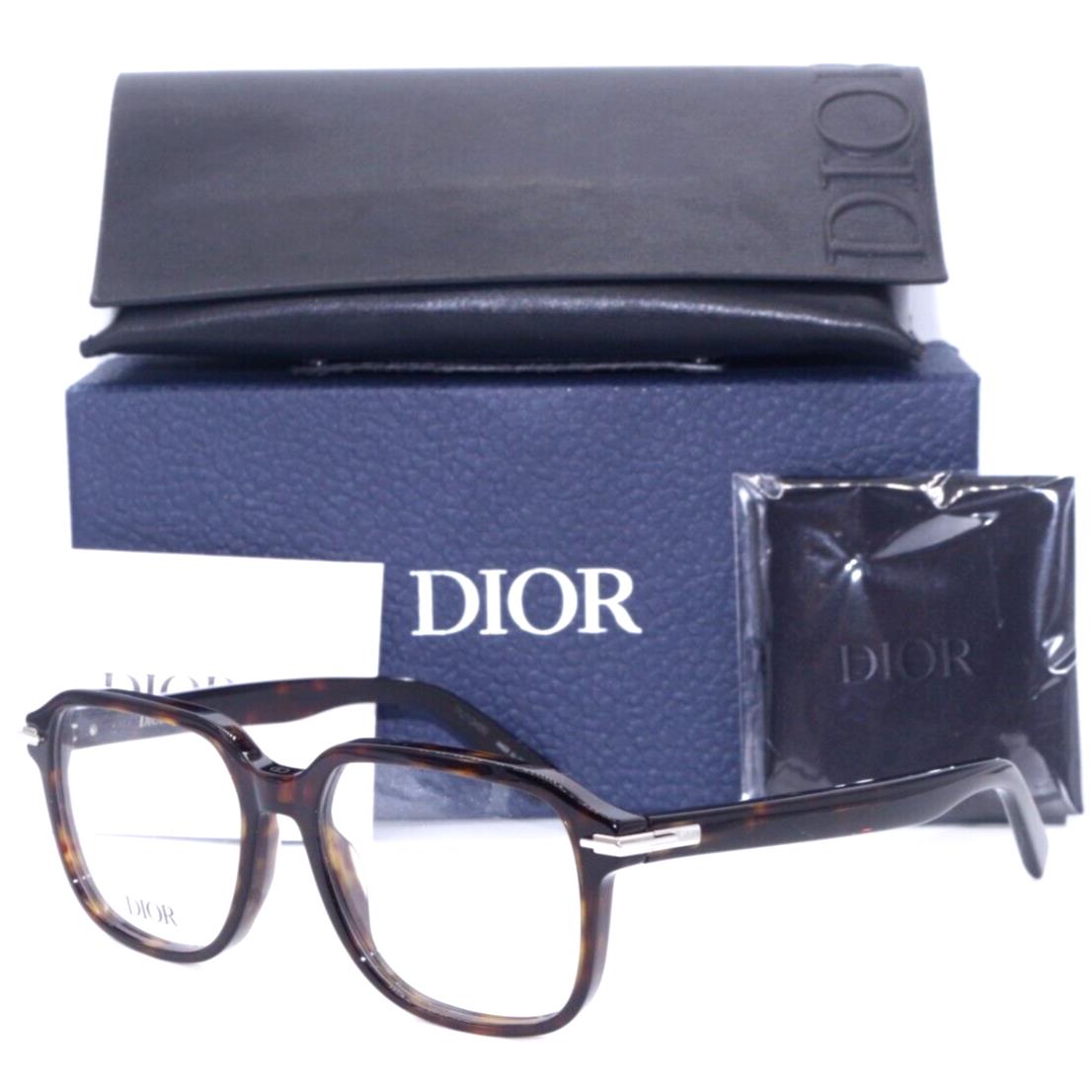 Christian Dior Diorblacksuito S5I 2000 Havana Eyeglasses 53-17