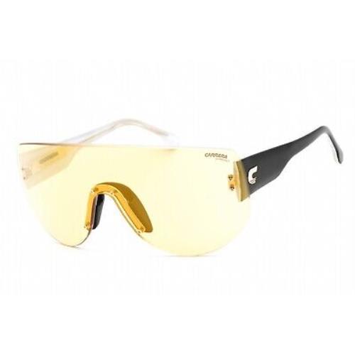 Carrera Flaglab 12 4CW ET Sunglasses Yellow Black Frame Yellow Gold Mirrored