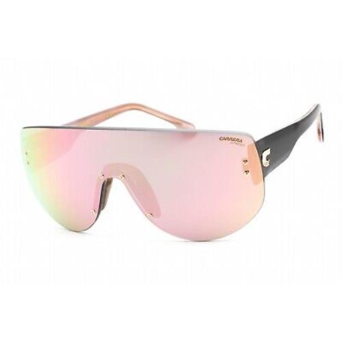 Carrera Flaglab 12 000 0J Sunglasses Rose Gold Frame Rose Gold Mirrored