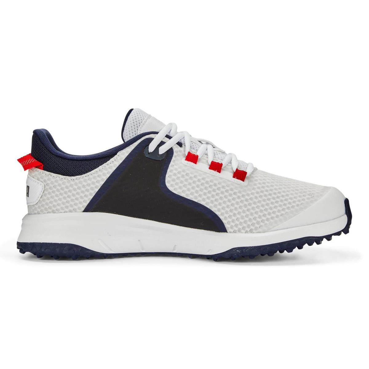 Puma Fusion Grip Golf Shoes 377527-04 White/navy Men`s - White/Navy