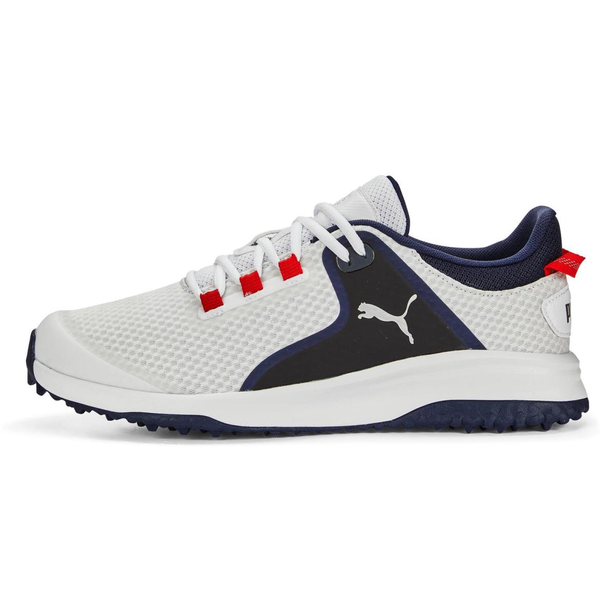 Puma Fusion Grip Golf Shoes 377527-04 White/navy Men`s 10