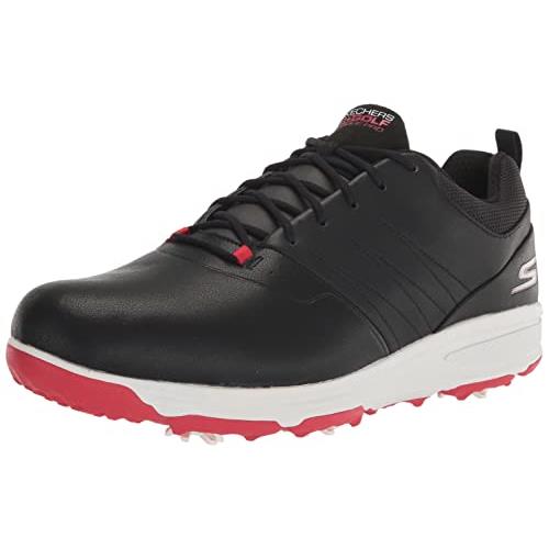 Skechers Men`s Go Torque Pro Waterproof Golf Shoe Black/Red