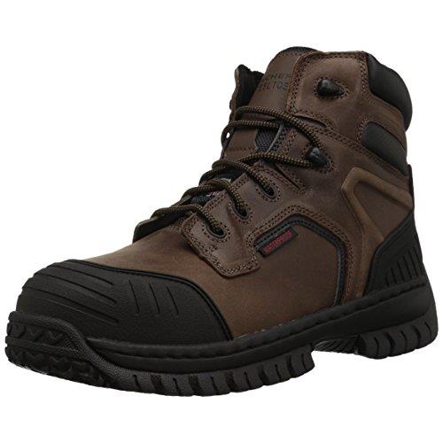 Skechers Men`s Hartan Onkin Work Boot Dark Brown