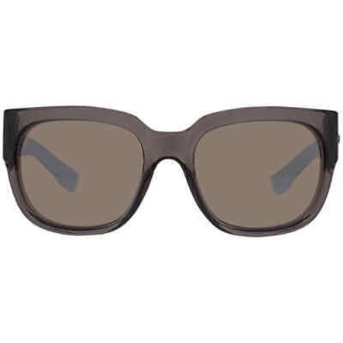 Costa Del Mar Waterwoman Copper Silver Mirror Polarized Glass Ladies Sunglasses - Brown Frame, Multi Lens