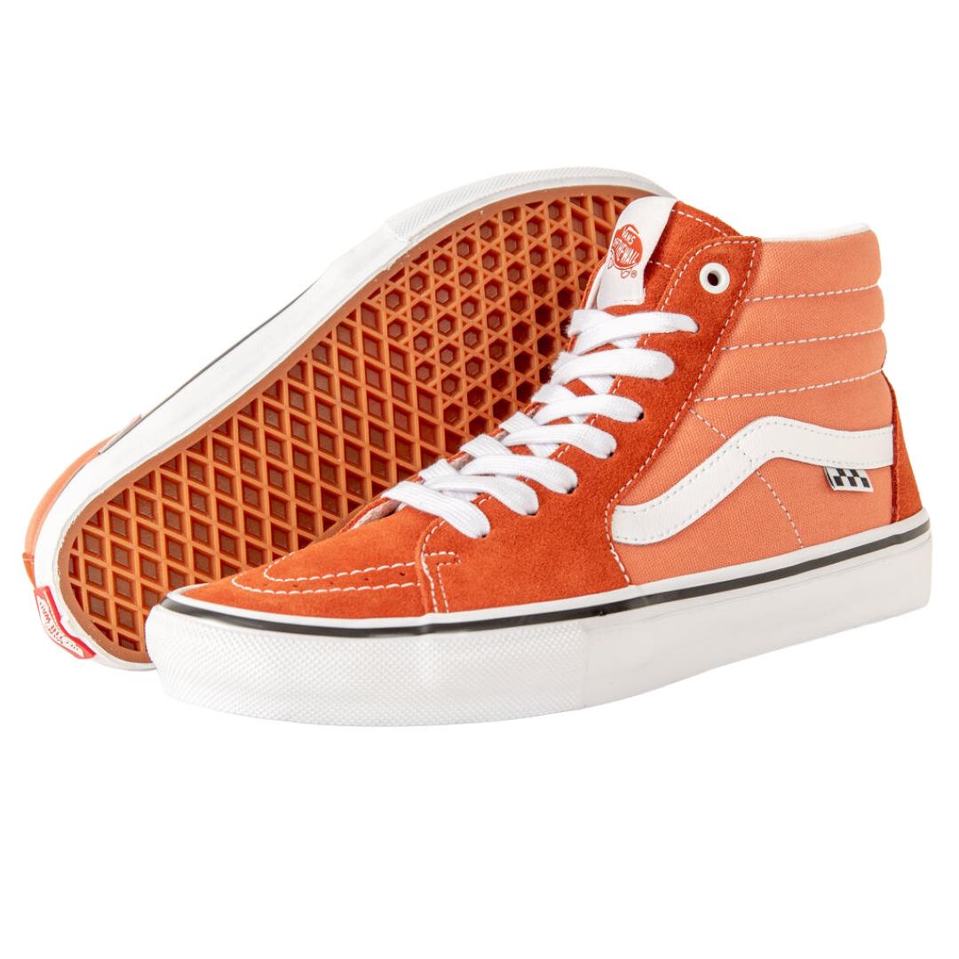 Size 9.5 Vans Skate Sk8-Hi Burnt Ochre Skate Shoes