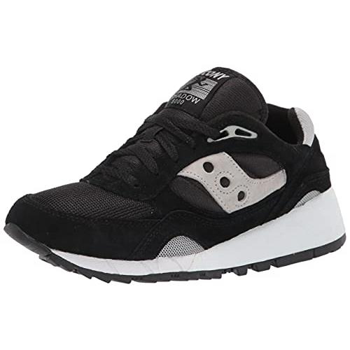 Saucony Unisex-adult Shadow 6000 Sneaker Black/Silver