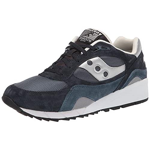 Saucony Unisex-adult Shadow 6000 Sneaker Navy/Silver