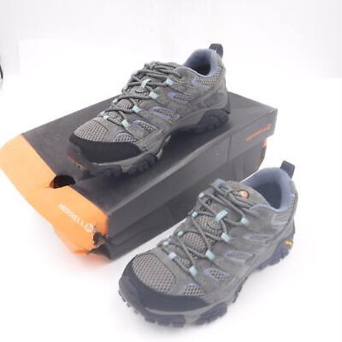 Merrell Women`s Moab 2 Hiking Shoes Graphite Gray Waterproof Suede Size 7M