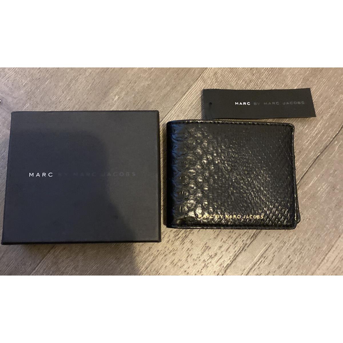 Marc By Marc Jacobs Men`s Black Leather Wallet