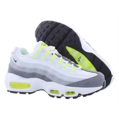 Nike Air Max 95 Recraft Boys Shoes - White/Cement/Volt , White Main