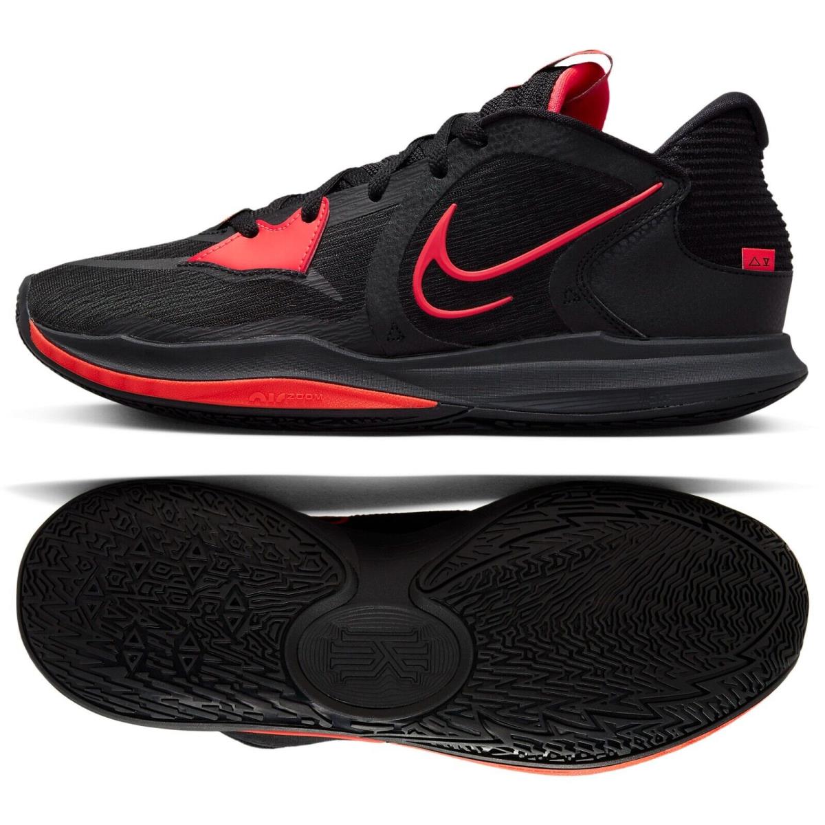Nike Kyrie Low 5 Black/bright Crimson DJ6012-004 Men`s Basketball Shoes