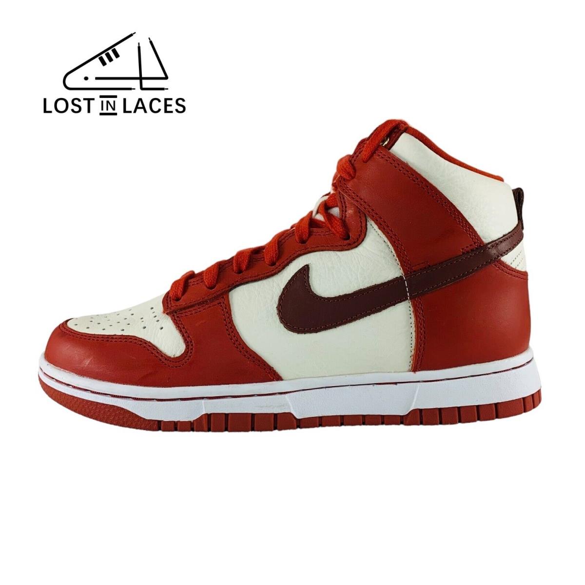 Nike Dunk High Lxx Cinnabar Red White Sneakers Shoes Women`s Sizes - Red