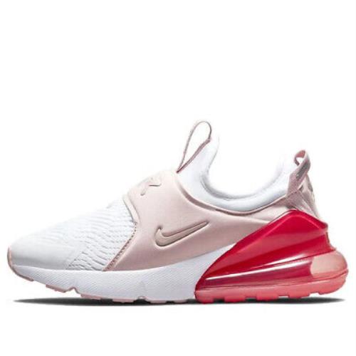 Big Kid`s Nike Air Max 270 Extreme White/pink Glaze-pink Salt CI1108 103 - White/Pink Glaze-Pink Salt