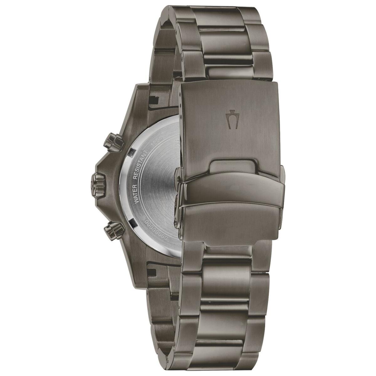 Bulova Men`s Marine Star Sport Quartz Gray Stainless Steel Watch 44 MM 98B337