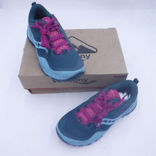 Saucony Womens Xodus 10 Shoes Marine/fuschia Size 7.5M S10555-25