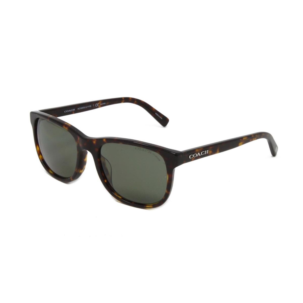 Coach Sunglasses Women`s HC8283U 51209A Dark Tortoise Polarized Lens 55mm