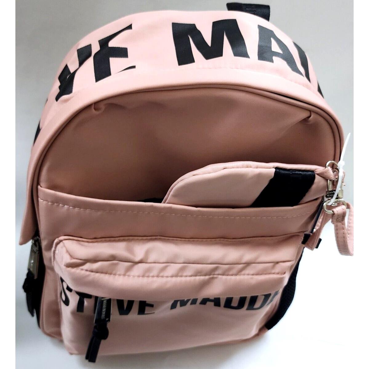 Steve madden pink hotsell and black backpack