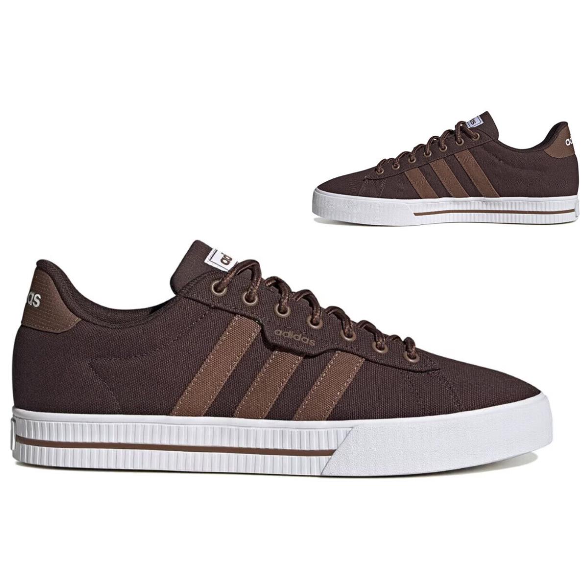 Adidas Daily 3.0 Athletic Sneaker Casual Shoes Mens Brown White All Sizes