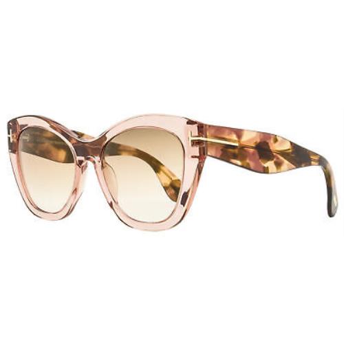 Tom Ford Butterfly Sunglasses TF940 Cara 72G Pink 56mm FT0940