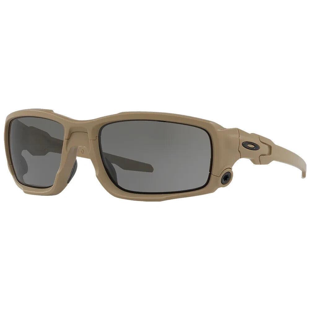 Oakley SI Shocktube Sunglasses - Gray Lenses/terrain Tan Frame OO9329-04