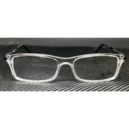 Ray Ban RX7017 5943 Transparent Rectangle 56 mm Men`s Eyeglasses