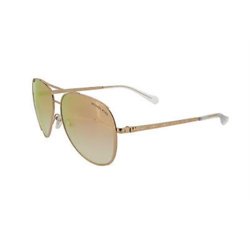 Michael Kors MK 1101B 11086F Sunglasses Rose Gold Frame Rose Gold Gradient