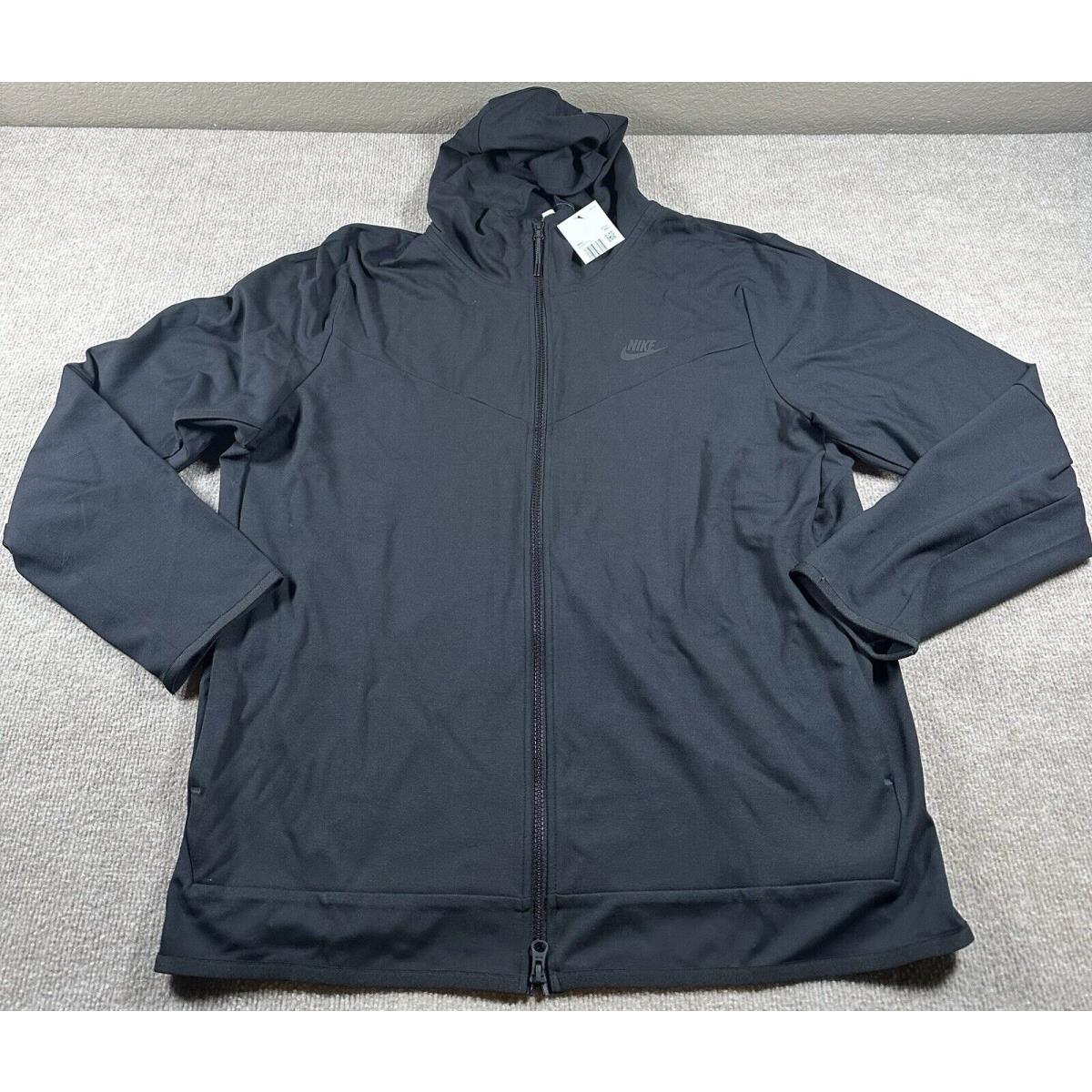 Nike Sportswear Tech Fleece Lightweight Hoodie Jacket DX0822 010 Men`s 2XL Xxl